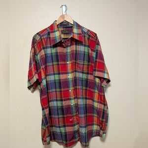Orvis Signature Collection Madras Plaid Shirt – Men’s Size Large